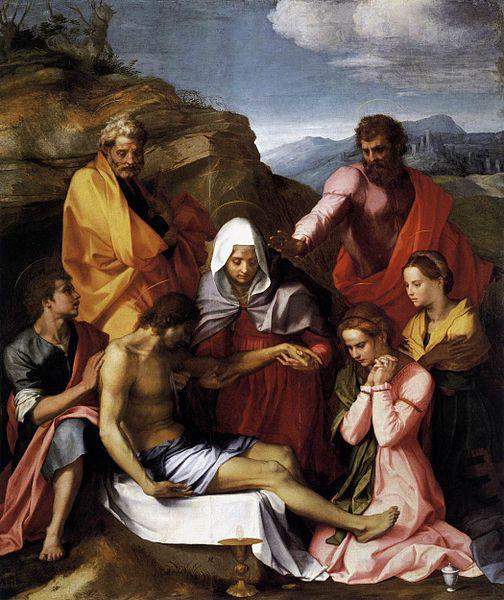Andrea del Sarto Pieta with Saints France oil painting art